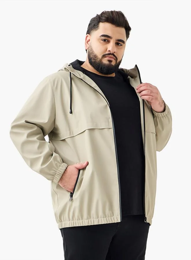 Splash FAV Men Regular Fit Hooded Longline Jacket