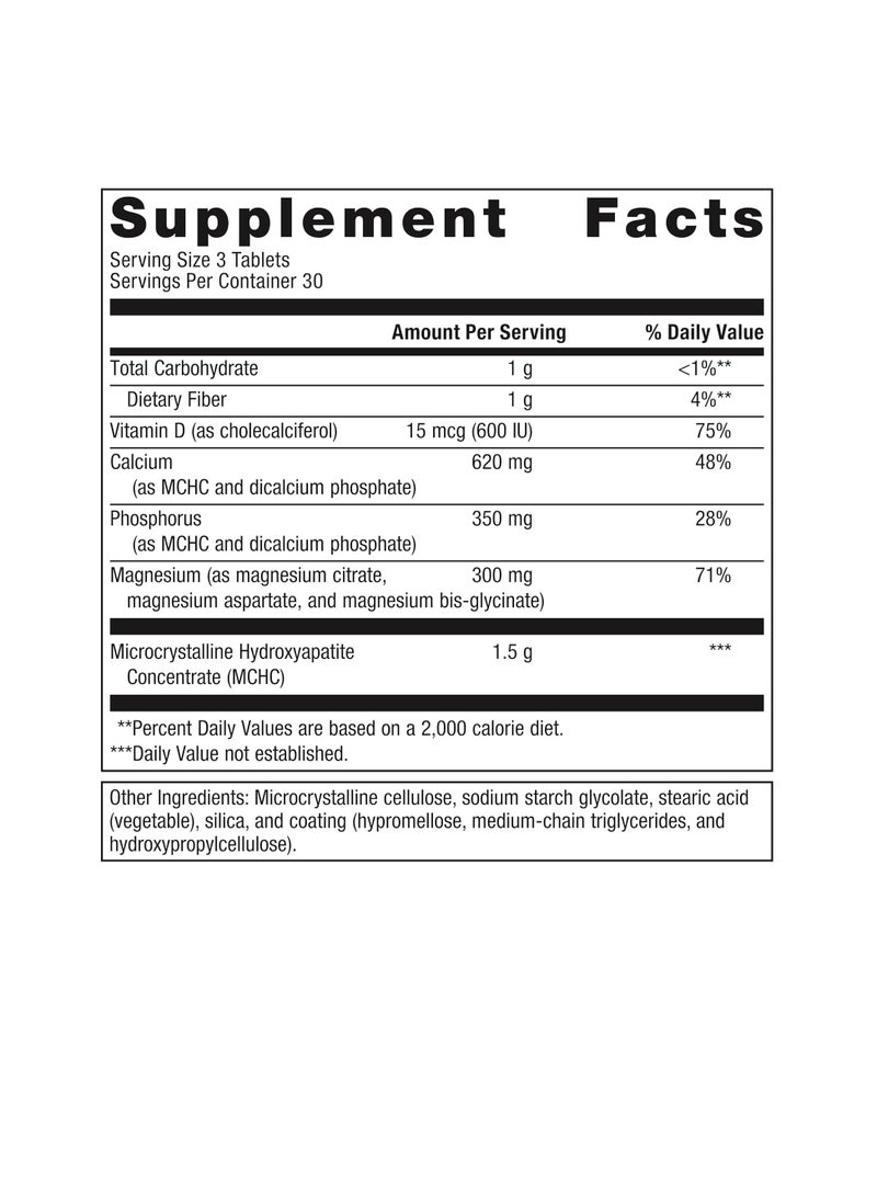 Metagenics Bone Builder with Magnesium 90 Tablets - Image 2