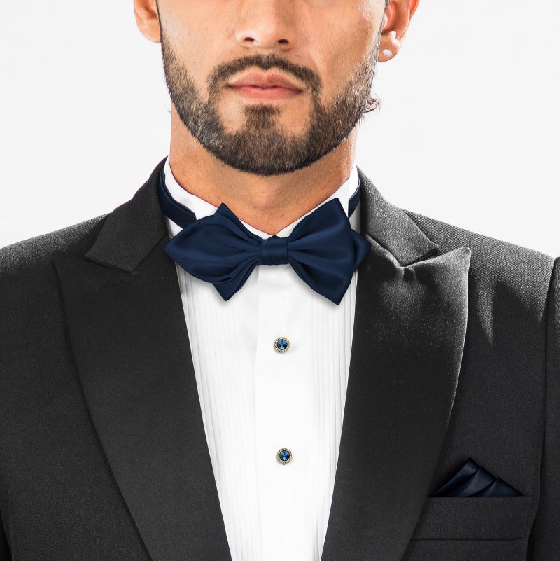 HAWSON Bow Ties for Men Pre-tied Adjustable Bow Tie Formal Style for Tuxedo, Wedding Business Party Graduation - Image 2