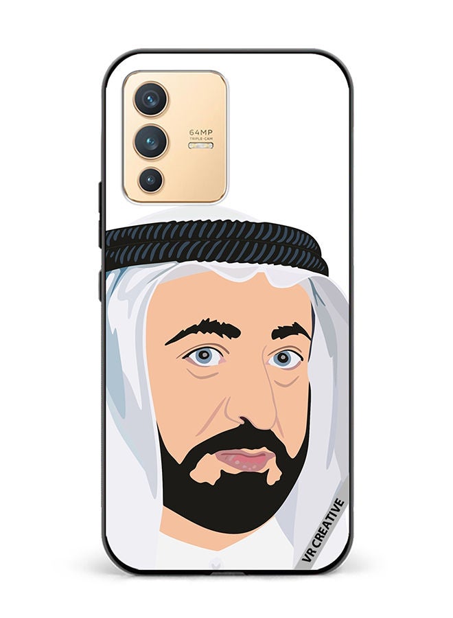 VR CREATIVE Protective Case Cover For Vivo V23 5G Sheikh Sultan Bin Mohammed Bin Sultan Al Design Multicolour - Image 1