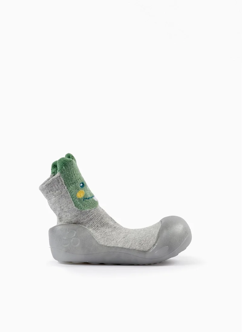 Zippy Zippy Steppies Socks With Rubber Outsole For Baby Boys