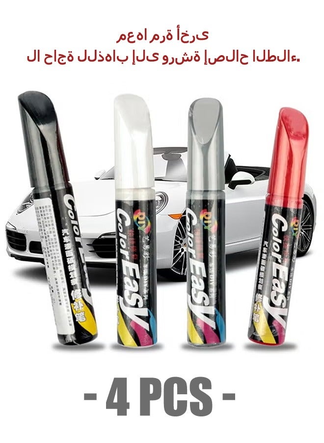 Scratch Repair Pen for Car/ Motorcycle/ Boat, Car Scratch Remover Pen, Touch Up Paint Pen for Cars (4PCS) - Image 1