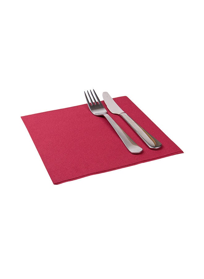 Restaurantware Luxenap 15.75 Inch Disposable Napkins, 600 Soft Linen Like Napkins - Absorbent, Air Laid, Bordeaux Paper Cloth Like Napkins, Pre-folded, For Dinner Party Guests  - Image 5