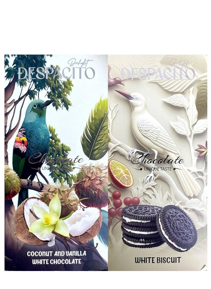 DESPACITO - Chocolate from Global Farm 80 Grams Coconut and Vanilla Chocolate - Image 1