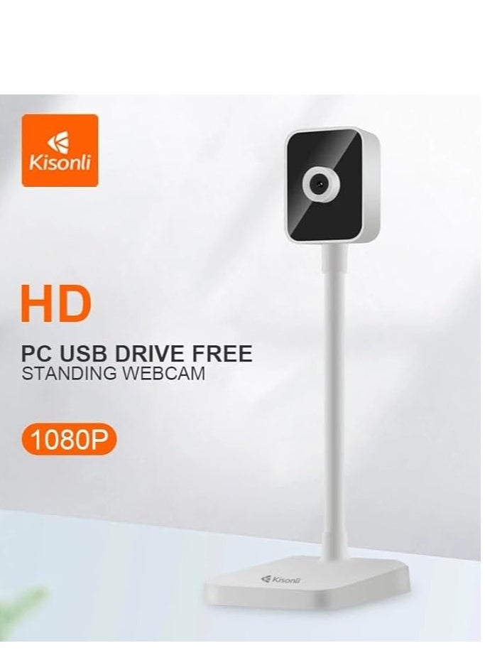 Kisonli Webcam Model D1- KISONLI - Auto Focus, Built-in Microphone, Compatible with All Devices  - Image 3