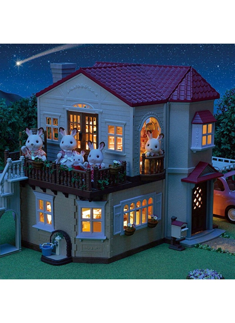 Adore Oyuncak - Adore Toys Sylvanian Families Lighted Townhouse with Playroom 5708 - Image 1