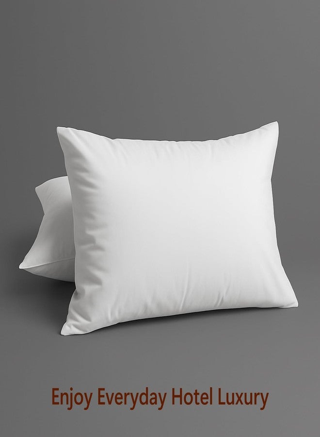 Peru Pima 415 Thread Count Percal King Pillowcases - 100% Peruvian Pima Cotton, 2 Piece (2 Pillowcases) - Cooling, Crisp, Hotel Quality Bedding - White - Image 4