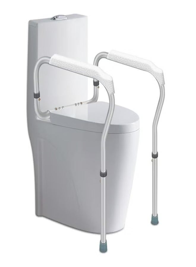 XiuWoo Toilet Safety Frame Toilet Safety Rails With Adjustable Width Toilet Rails For Elderly Handicap Home Health Care Equipment After Surgery - Image 2