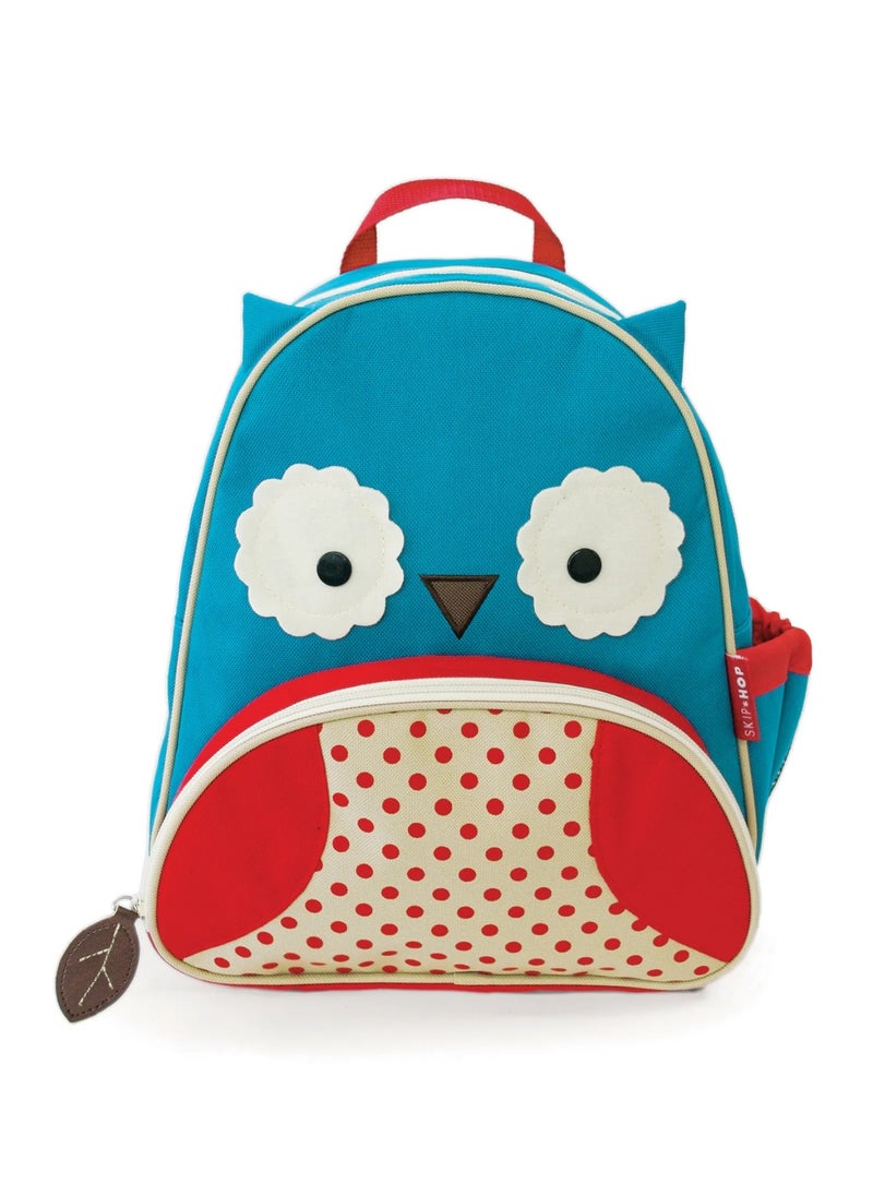 Skip Hop Skip Hop Owl Zoo 12' Toddler Backpack - Durable Kids Travel Bag with Pockets, Comfy Straps, Mesh Bottle Holder  - Image 1
