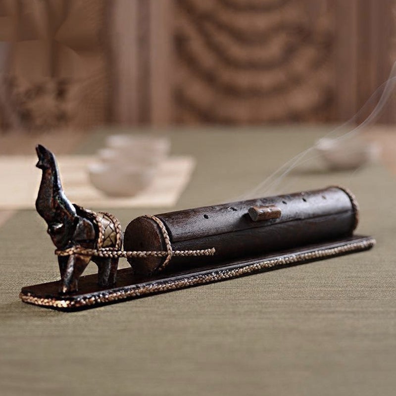 Thai Style Elephant Censer Incense Burner Furnace - Image 5