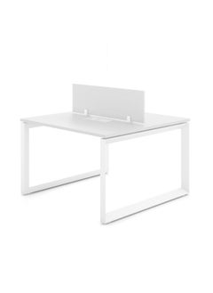Neo Front Neo Front Office Desk Powder Coated Face To Face Workstation Desk for Two Person  Office Table XPFA-SMT15+FSP01-1.2m  - Image 4