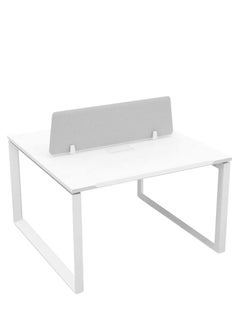 Neo Front Neo Front Office Desk Powder Coated Face To Face Workstation Desk for Two Person  Office Table XPFA-SMT15+FSP01-1.2m  - Image 3