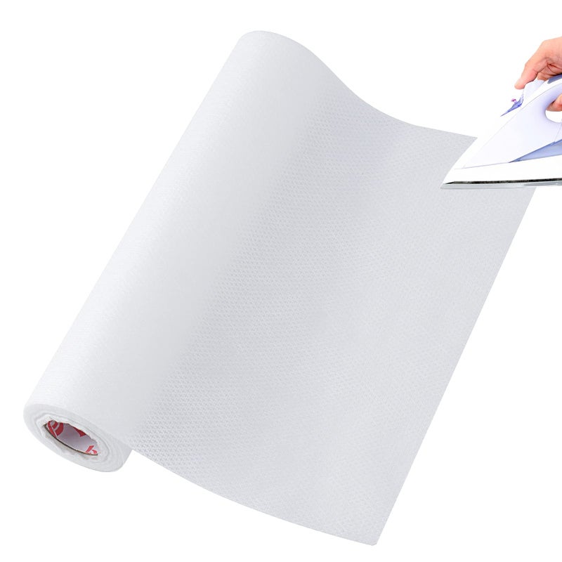 simthread Simthread Iron on Fusible No Show Mesh Cut Away Stabilizer Backing for Embroidery and Sewing  Weight 19 Ounces 12 x 10 YardsRoll 