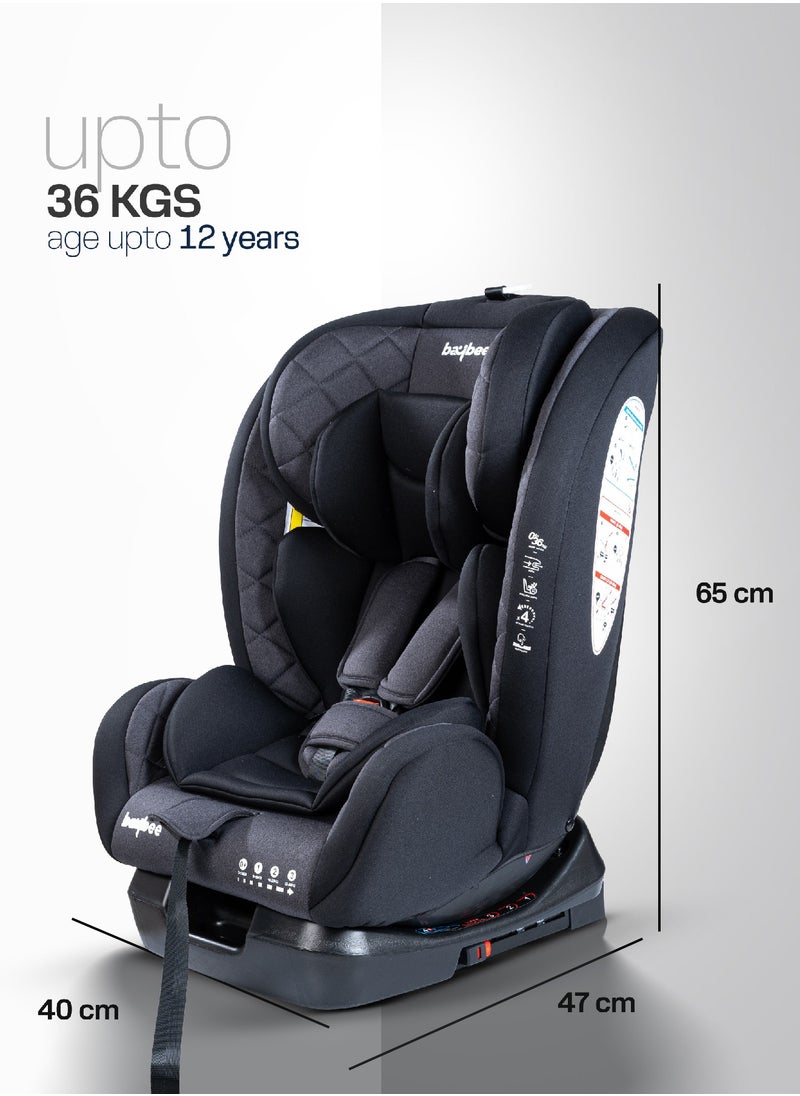 Convertible Car Seat for Baby 0 to 12 Years with ISOFIX, 3 Position Recline, Headrest Adjustable ECE R44/04 Safety Certified Travel Baby Car Seat for Toddlers Kids Boys Girls Black - pzsku/Z80AB8613C10C77EAF601Z/45/_/1716535523/336bed28-dd68-4268-a156-fc00c9c0c579