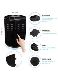 EZ Life EZ Life 360 Degrees Rotation Cosmetic Organizer (Black)  - Image 5
