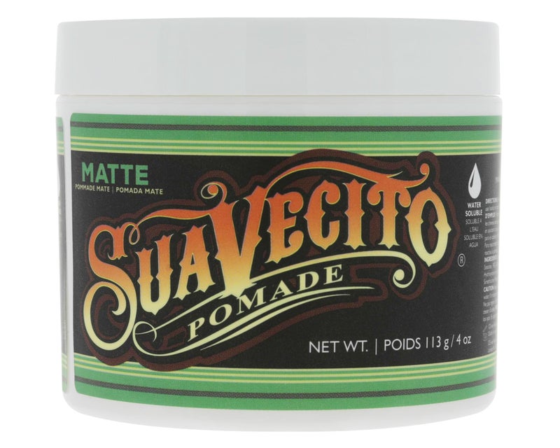 Suavecito Pomade Matte No Shine Formula 4 oz 1 Pack  Medium Hold Hair Pomade For Men  Matte Hair Paste For Natural Texture Hairstyles
