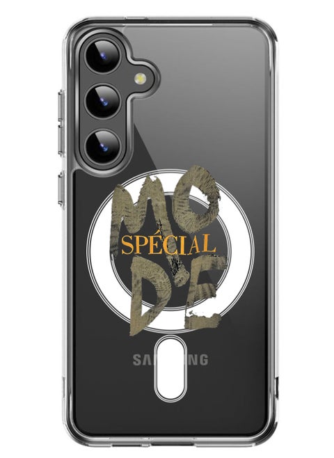 Magnetic Case for Samsung Galaxy S24 6.2-inch Compatible with MagSafe Wireless Charging, Shockproof Phone Bumper Cover Mode special copy