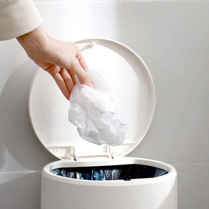 Disposable Toilet Seat Covers: 50 Pieces Non-woven Elastic Waterproof Pocket Size Packs - Breathable Soft Full Protection Covers for Travel Hotels Schools Communal Bathrooms Pregnant Adults - Image 5