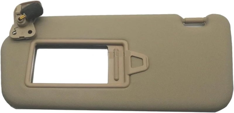 Wivplex Beige Car Sun Visor with Mirror for Hyundai Accent - Image 1