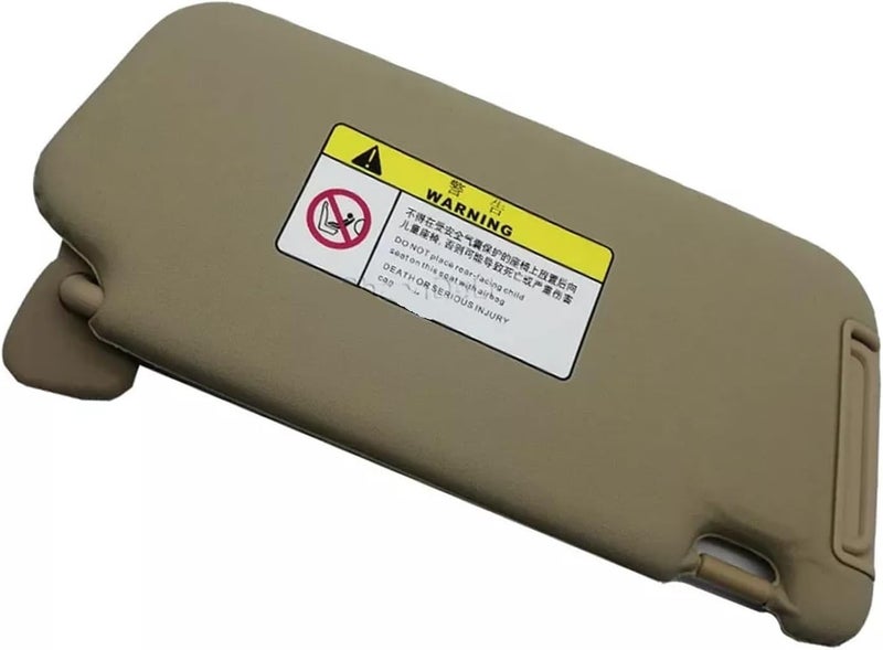 Wivplex Beige Car Sun Visor with Mirror for Hyundai Accent - Image 3