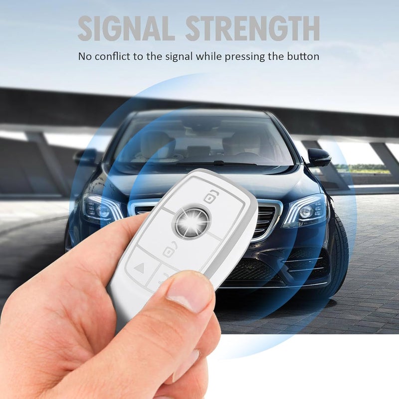 WORCAS 3/4 Button Key Fob Cover for Mercedes Benz - Image 3