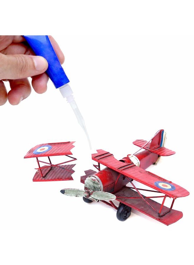 Hsei Glue Micro-Tips Plastic Glue Bottle Tips Glue Extender Precision Applicator for Crafting, Lab Dispensing, Adhesive Dispensers (200 Pcs) - Image 4