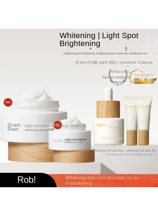 Whitening Milk Cream, Moisturizing Day Cream, Hydrating Brightening Spot Fading Serum, Spot Removal Cream - Image 2