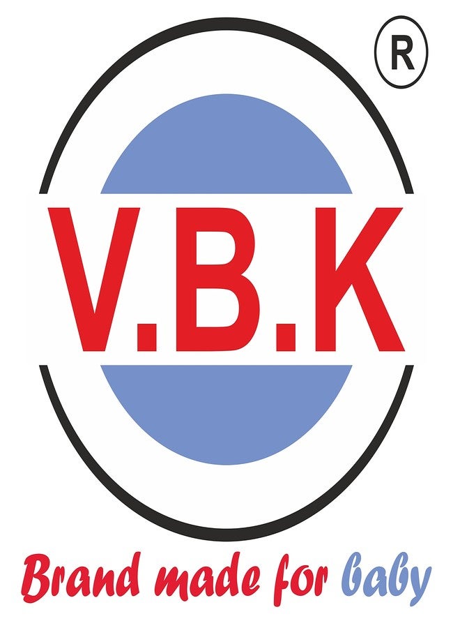 V.B.K قبعة/帽子/توبى للأطفال الرضع من V.B.K®، مطبوعة، عبوة من 6، قطن هوسي ناعم 100% (3-6 أشهر) متعدد الألوان - Image 5