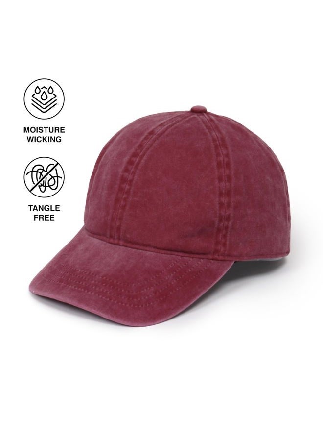 Ponyflo Cotton Ponytail Hat - Ponytail Caps for Women, Designed for All Hair Types - Image 2
