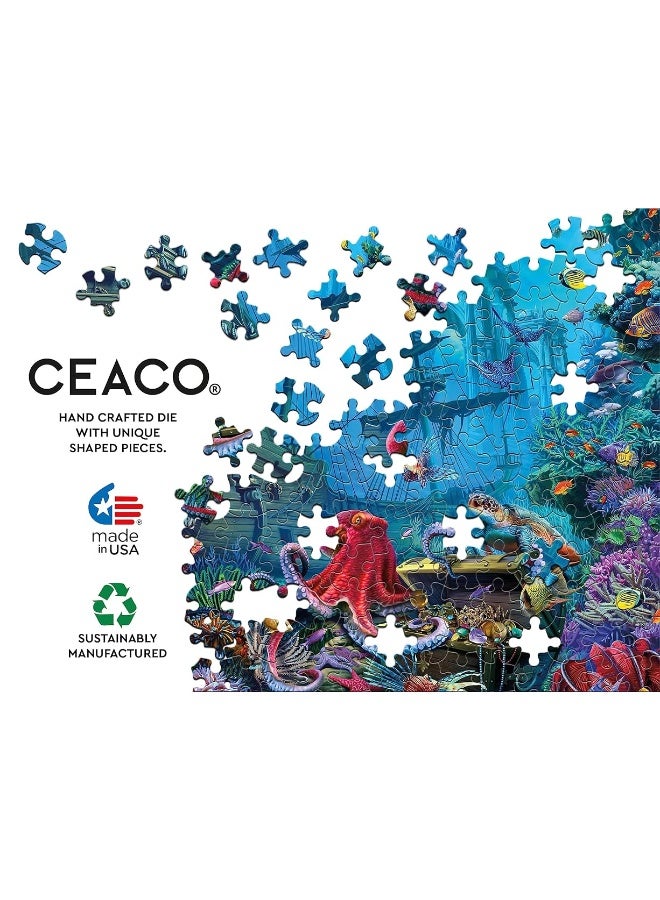 Ceaco - Undersea - Glow - 750 Piece Jigsaw Puzzle - Image 1