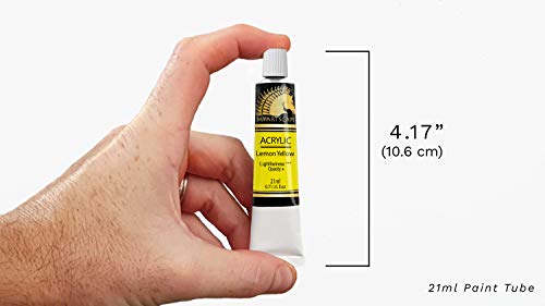MyArtscape Acrylic Paint Set - 24 x 21ml Tubes - Lightfast - Heavy Body - Image 2