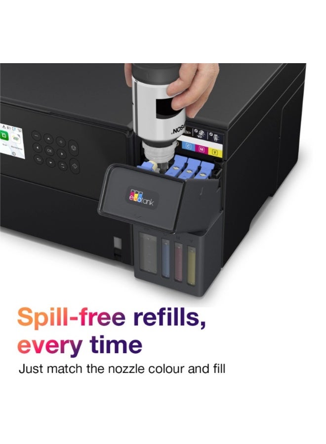 EPSON EcoTank L6360 A4 Wi-Fi All-in-One Ink Tank Printer Black - Image 5