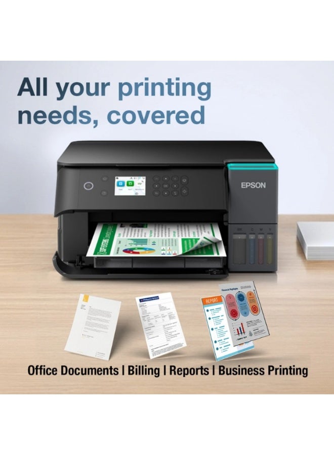 EPSON EcoTank L6360 A4 Wi-Fi All-in-One Ink Tank Printer Black - Image 3