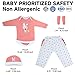 SCOM Reborn Baby Doll Clothes 20 22 24 Inch 4 Pcs Doll Outfit Pink Realistic Baby Bunny Clothing Set Newborn Dolls Girl Onesies Gift - Image 4