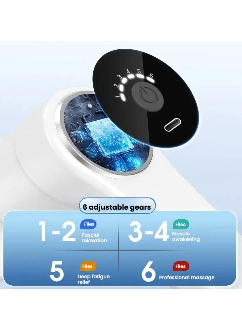 general Body massager Rechargeable fat pusher handheld portable neck waist shoulder massager enjoy massage and relaxation at any time - Image 3