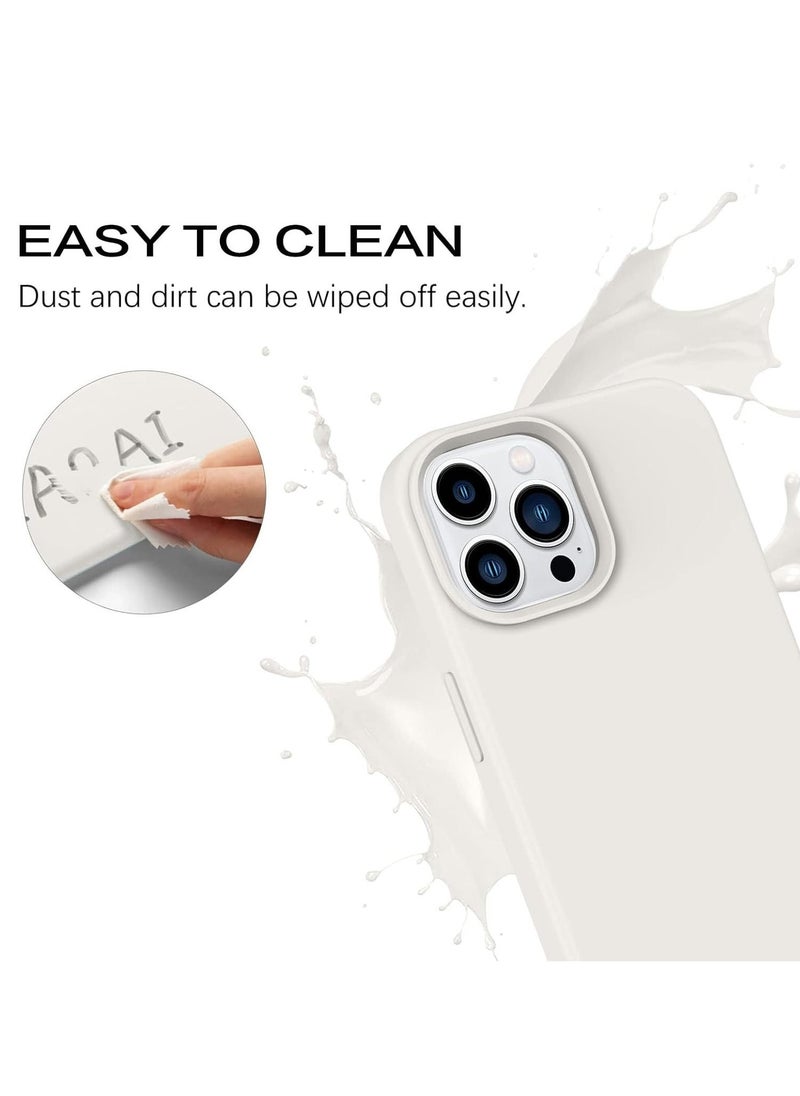 Raxoom Soft Silicone Rubber Bumper Microfiber Lining Hard Back iPhone 15 Pro Back Cover Shockproof Protective Case Cover, Anti-Scratch, Dustproof, Premium Quality, Slim-Fit - Image 2