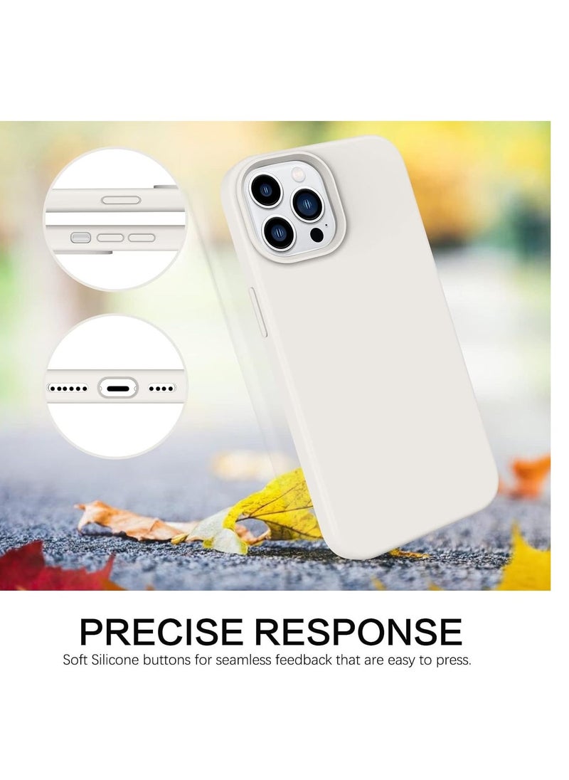 Raxoom Soft Silicone Rubber Bumper Microfiber Lining Hard Back iPhone 15 Pro Back Cover Shockproof Protective Case Cover, Anti-Scratch, Dustproof, Premium Quality, Slim-Fit - Image 4