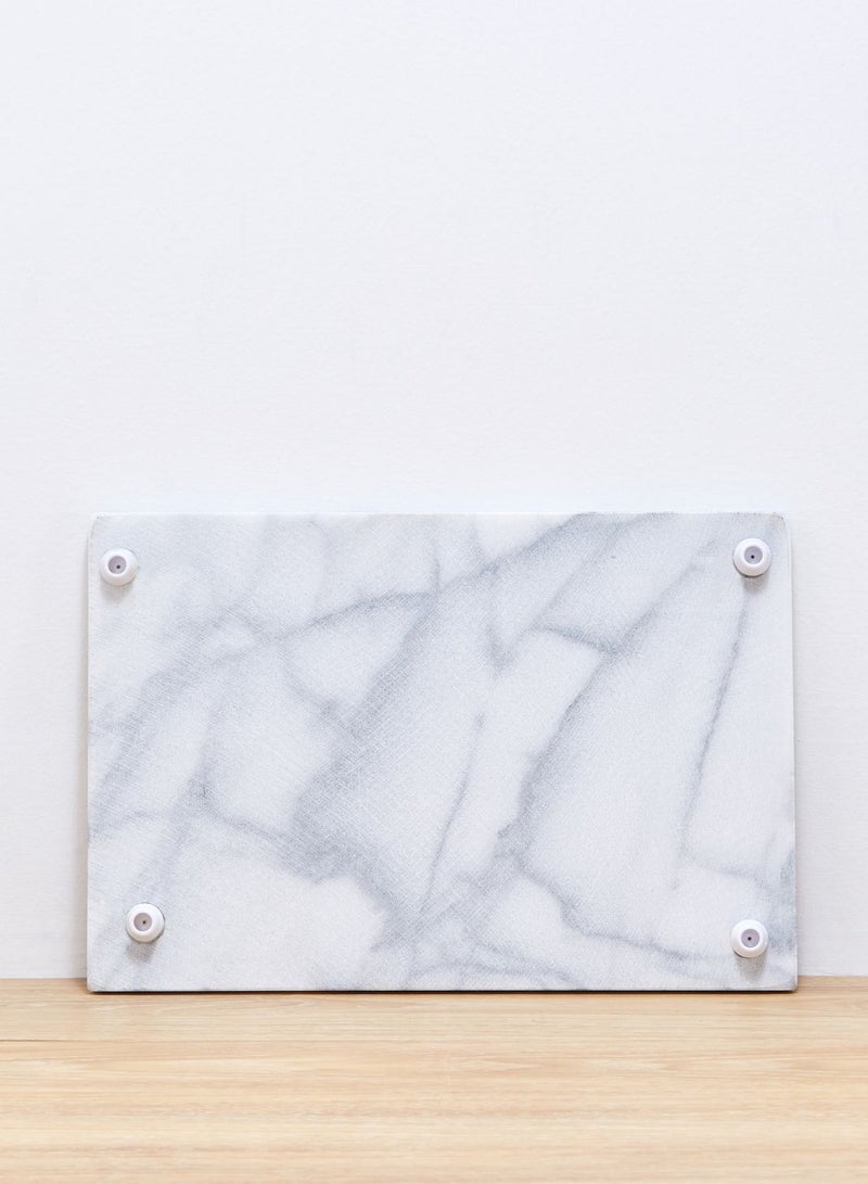 Premier Sunny White Marble Chopping Board - Image 2