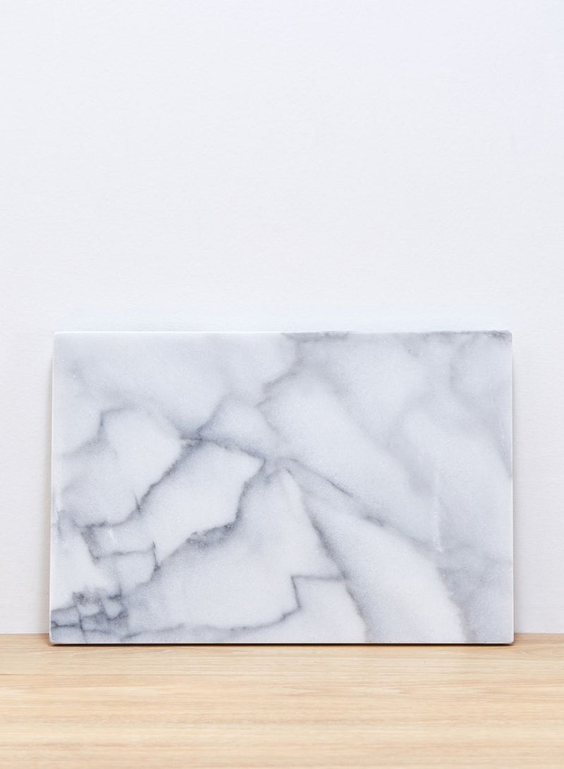 Premier Sunny White Marble Chopping Board - Image 1