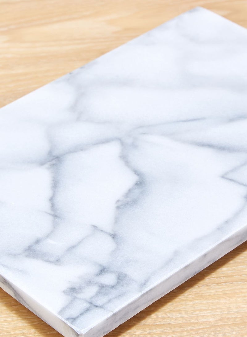 Premier Sunny White Marble Chopping Board - Image 3