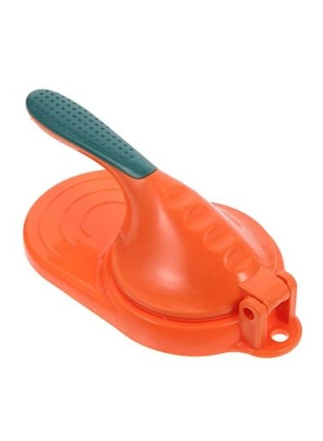 Dumpling Wrapper Maker, Dumpling Wrapper Presser, Manual Tortillas Presser, Skin Dough Presser Kitchen Tools (Orange) - Image 1