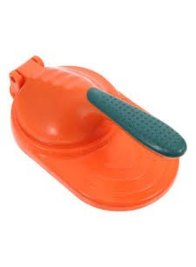 Dumpling Wrapper Maker, Dumpling Wrapper Presser, Manual Tortillas Presser, Skin Dough Presser Kitchen Tools (Orange) - Image 3