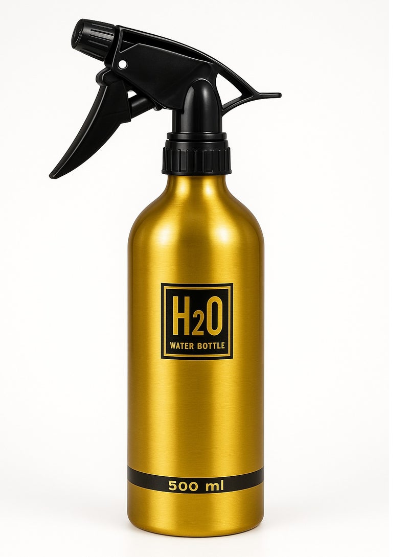 فيندكس زجاجة ماء بخاخ | بخاخ ماء - 500 مل بخاخ صالون حلاقة، زجاجة ماء بخاخ شعر | زجاجة بخاخ من الألومنيوم - Image 2