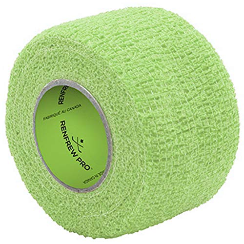 Renfrew Stretchrap Grip Tape Scapa Hockey Stick, 1 Roll (1.5"/6yds, Lime Green) - Image 1