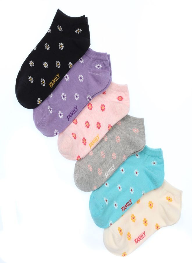 فتاه مجموعة من 9 شرابات قطن سوكيت ناعمة للنساء