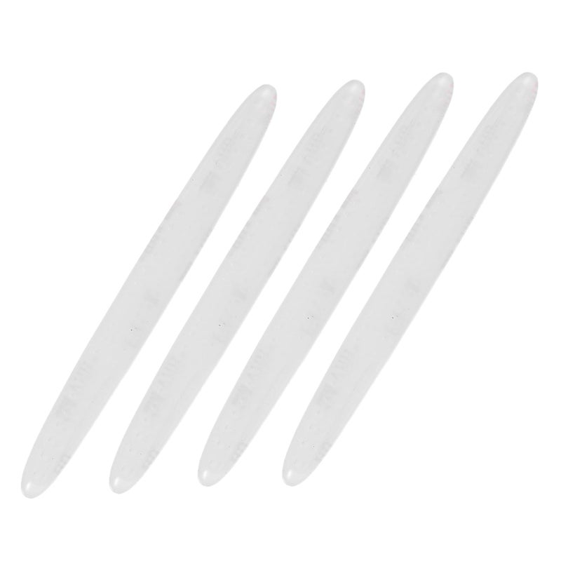 4Pcs Transparent Car Door Edge Protector Strips Anti Collision Scratch Resistant Trim - Image 2