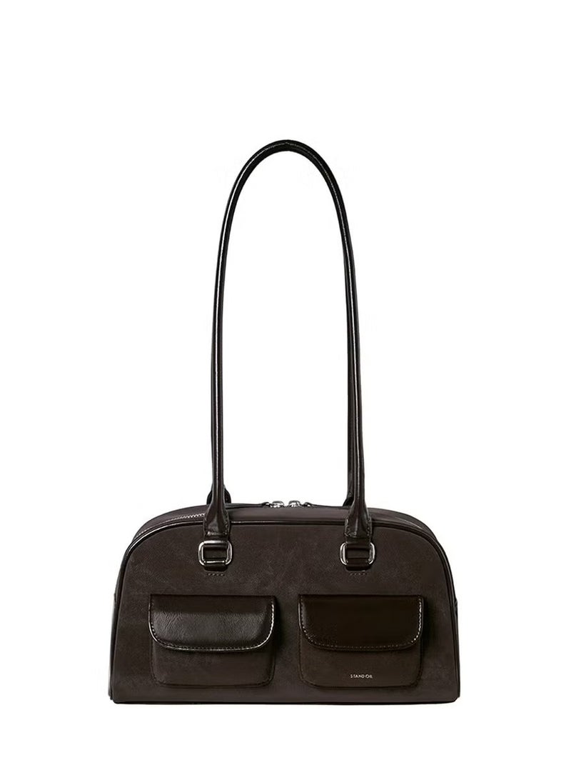 ستاند حقيبة كتف جلدية من ستاند أويل تشابي باغ - Image 1