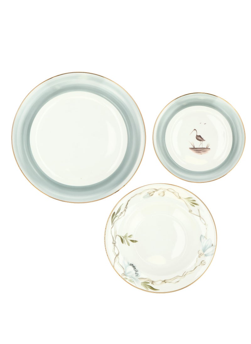 La Mesa 16 Pieces La Mesa Porcelain Dinner Set  - Image 2