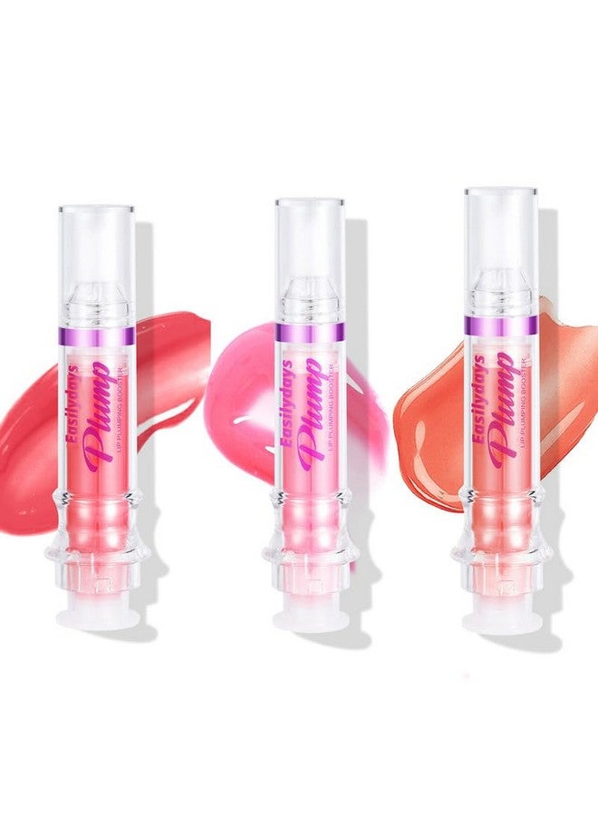Easilydays 3 Colors Lifter Gloss, Spicy Lip Plumping Booster Lip Glossy Lipstick, Hydrating, Volumizes, High-Shine, Fuller Mirror Lip Glaze, Plump &Pout Lip Plumper for Women Girls, Set #04,05,06 - Image 1