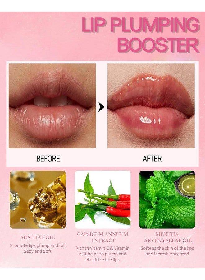 Easilydays 3 Colors Lifter Gloss, Spicy Lip Plumping Booster Lip Glossy Lipstick, Hydrating, Volumizes, High-Shine, Fuller Mirror Lip Glaze, Plump &Pout Lip Plumper for Women Girls, Set #04,05,06 - Image 3